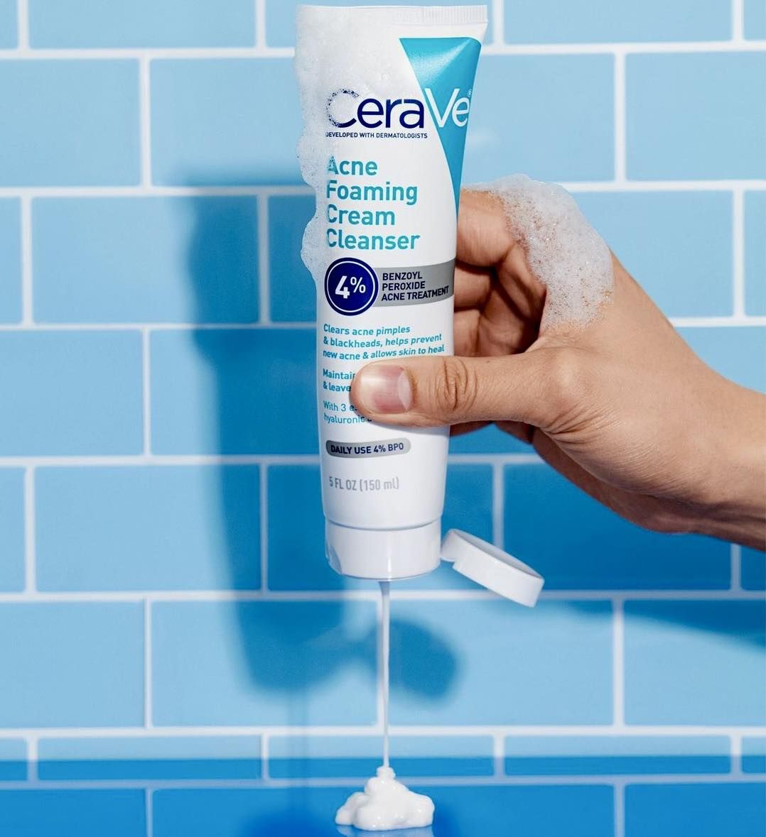 Acne Foaming Cream Cleanser - Cerave - Beauty Cave