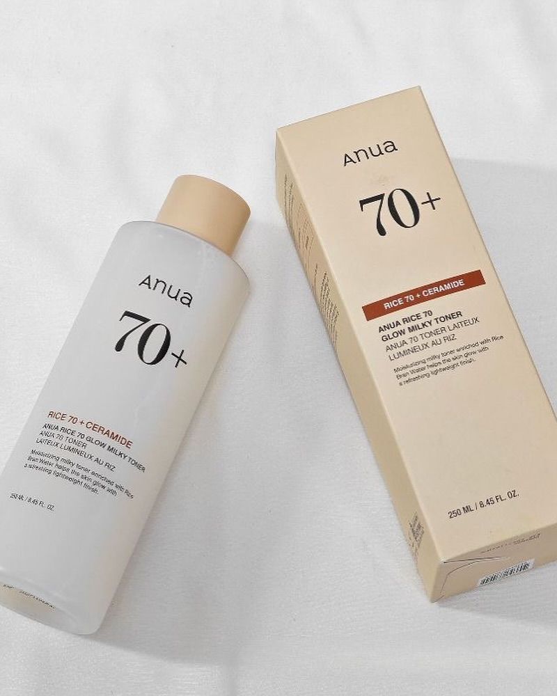 ANUA Rice 70 + Ceramide Glow Toner 250ML - Beauty Cave