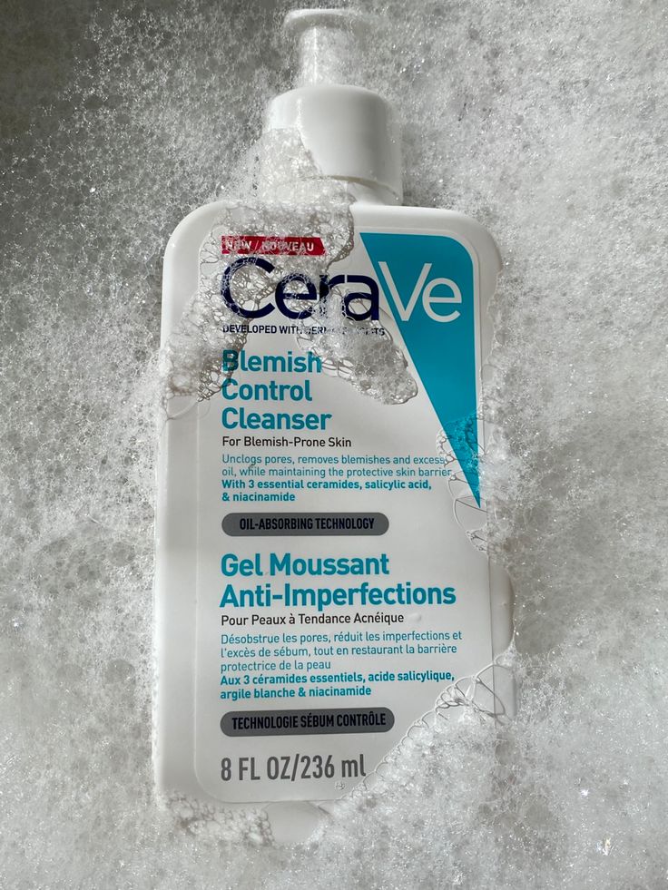 Cerave Blemish control cleanser - Gel Moussant anti imperfection - Beauty Cave