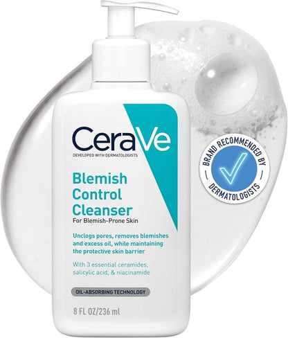 Cerave Blemish control cleanser - Gel Moussant anti imperfection - Beauty Cave