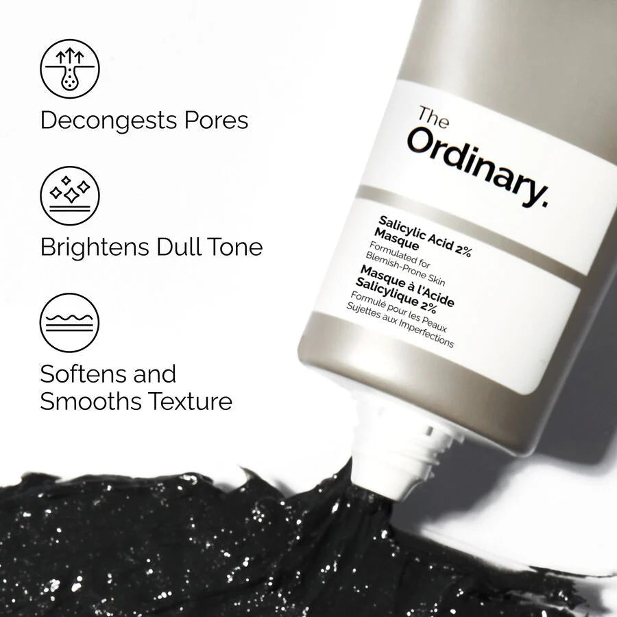 Masque noir à l'Acide Salicylique - The Ordinary - Beauty Cave